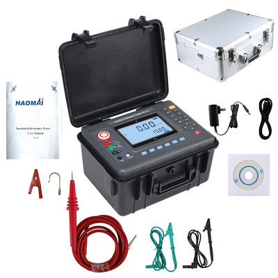 Peralatan Pengujian Resistansi Isolasi Tegangan Tinggi 15kV Moistureproof 50T Ohm