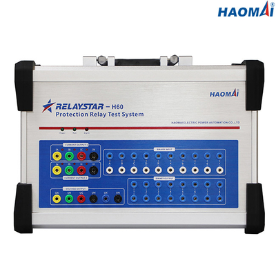 ISO9001 Multi AMP Protection Relay Test Set 6x32A 4x300V Portabel