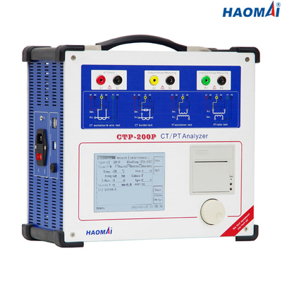 Alat Uji Transformator Arus 120V 60Hz, Penganalisis CT VT Portabel