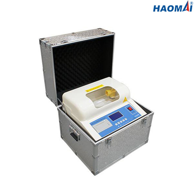 Mesin Uji BDV Minyak Transformer 80kV Mengatur Standar IEC60156 Dan ASTM