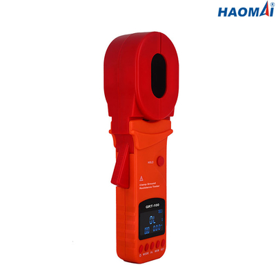1200 Ohm Earth Clamp On Ground Resistance Tester Antarmuka USB 2 Kali/S